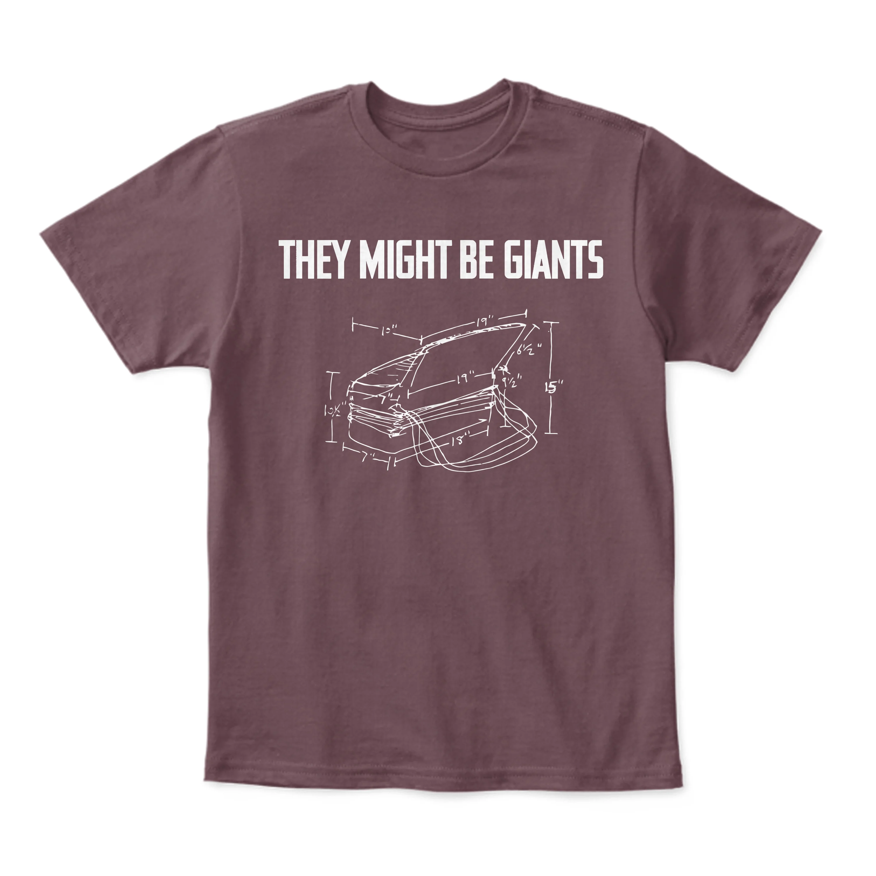 Accordion Shirt on Aubergine (Unisex) - Image 2
