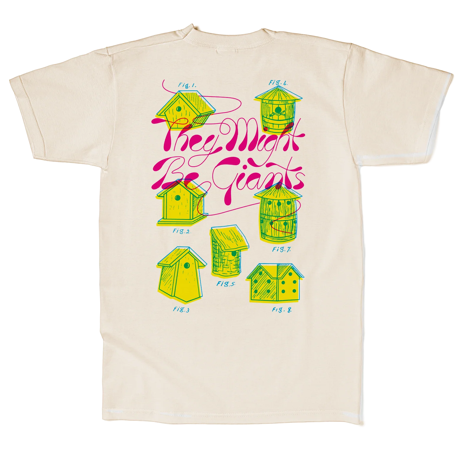Birdhouse shirt on Oatmeal (Unisex) - Image 3