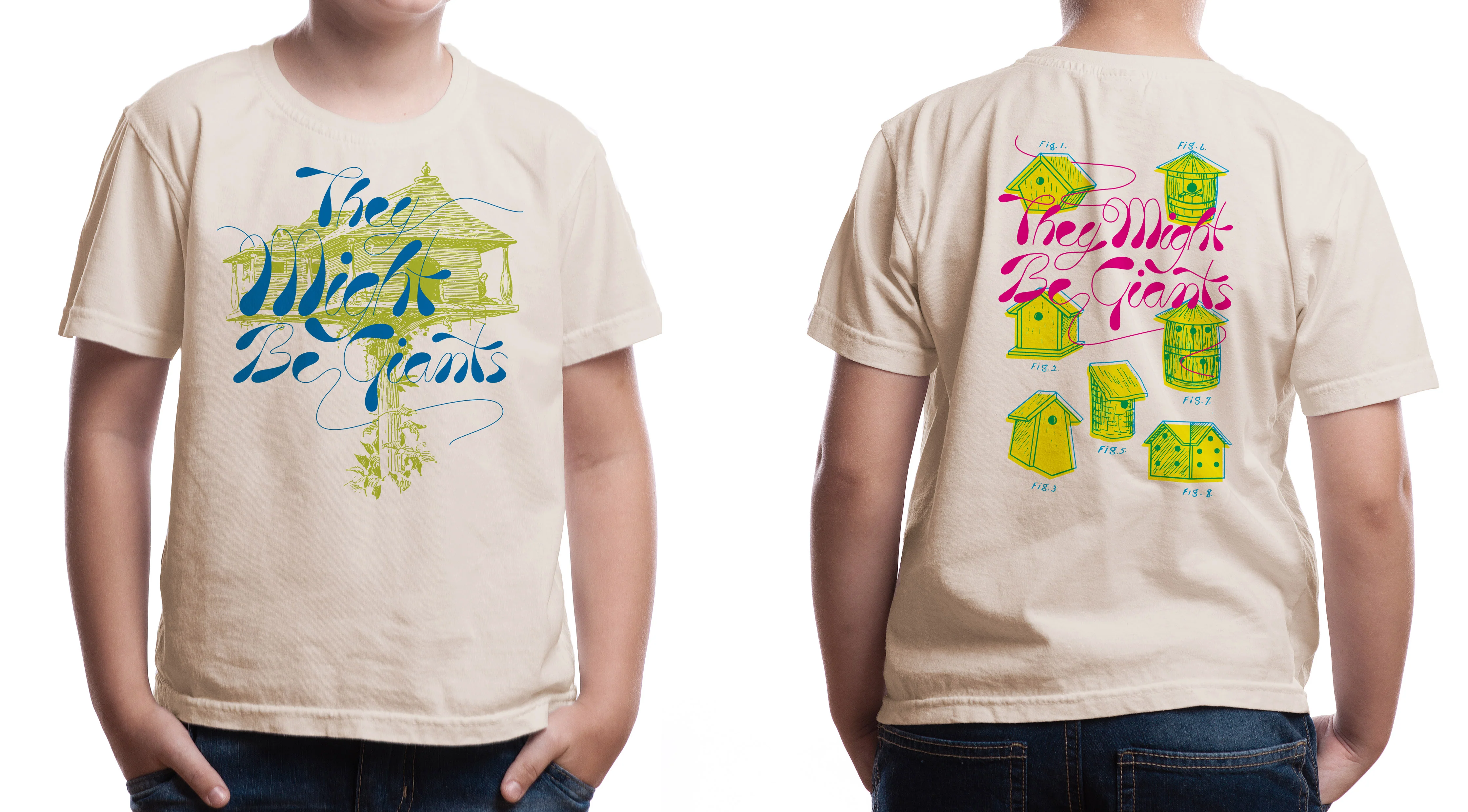 Birdhouse shirt on Oatmeal (Unisex) - Image 4