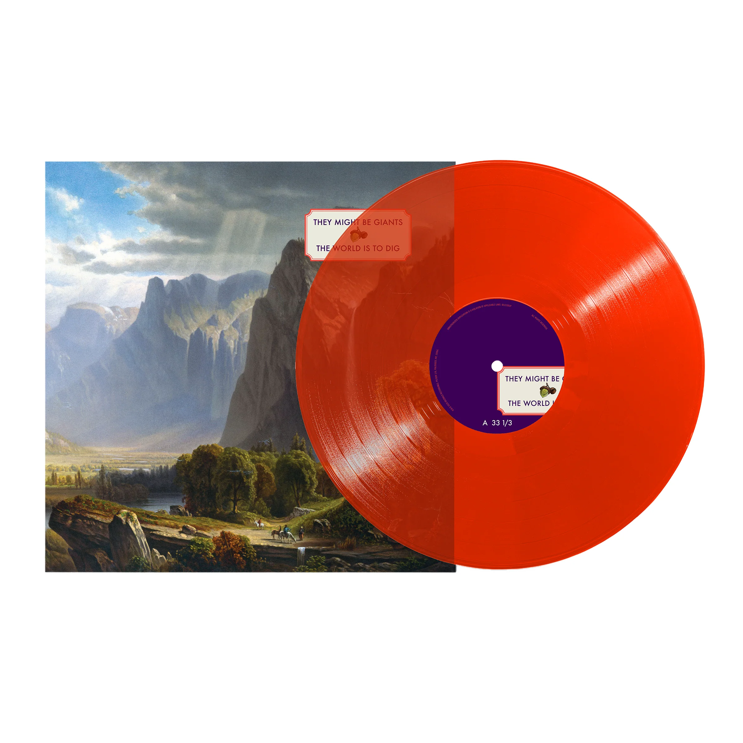 The World Is to Dig 180g Translucent Red Vinyl